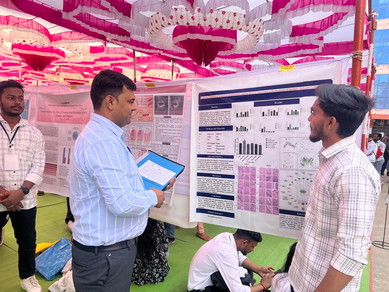 Hon’ble KBCNMU, Jalgaon invited Dr. Md. Rageeb Md. Usman, Dr. Bharat V. Jain and Dr. Sandeep R. Pawar as an Refre/Expert for the Evaluation of Posters and Models at Phase-I of Aavishkar 2025–2026, hel